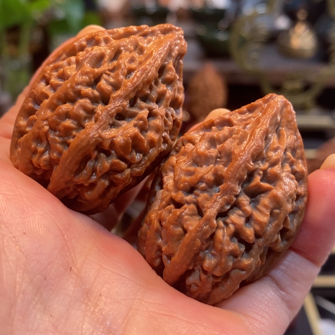 吊坠文玩核桃豆粒纹34
