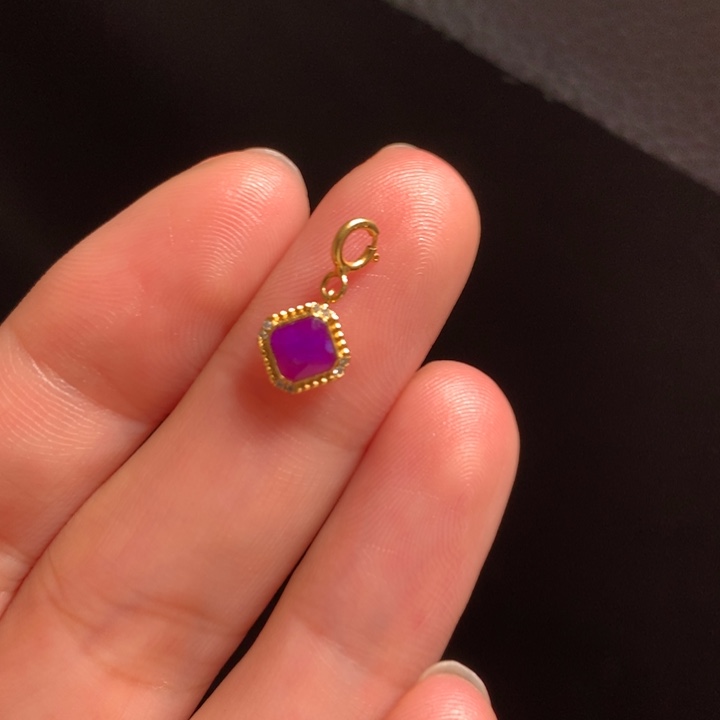 苏纪石（舒俱来）吊坠18K金镶嵌