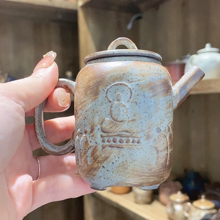 柴烧老岩泥高端茶器