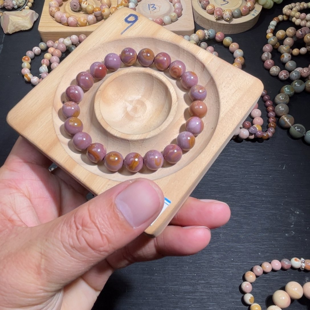 黑曜岩手链未镶嵌