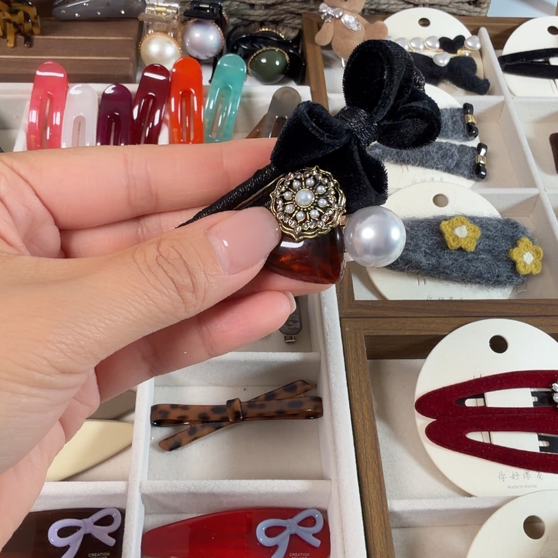 琉璃纯铜合金夹子