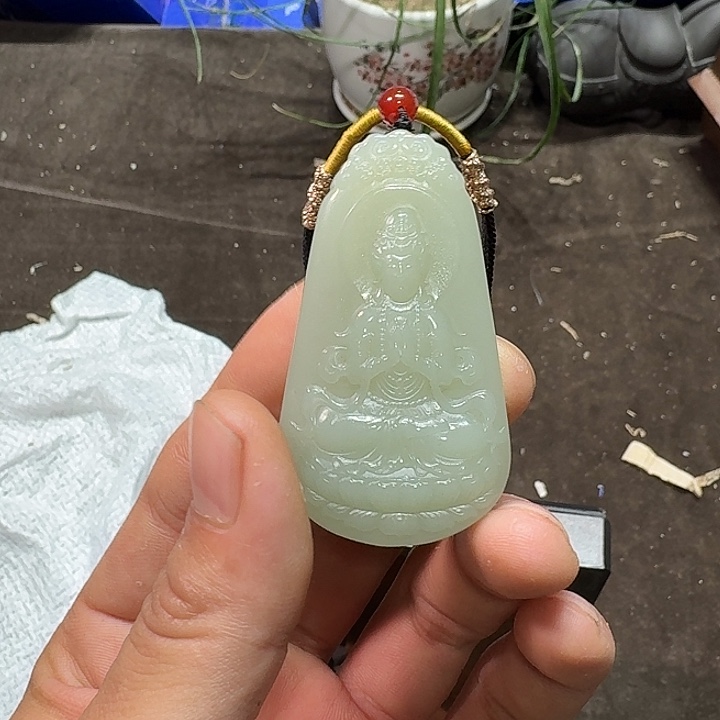 未镶嵌和田玉车挂