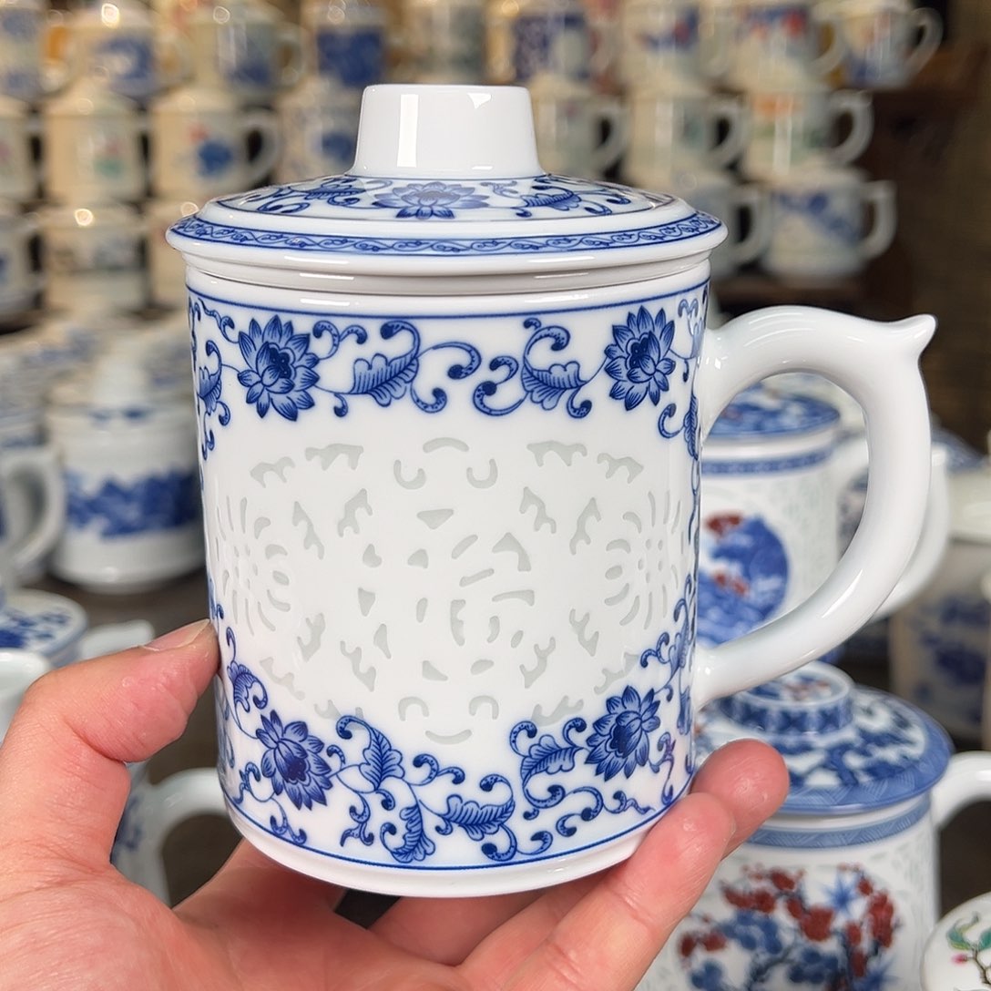 景德镇陶瓷高温办公杯