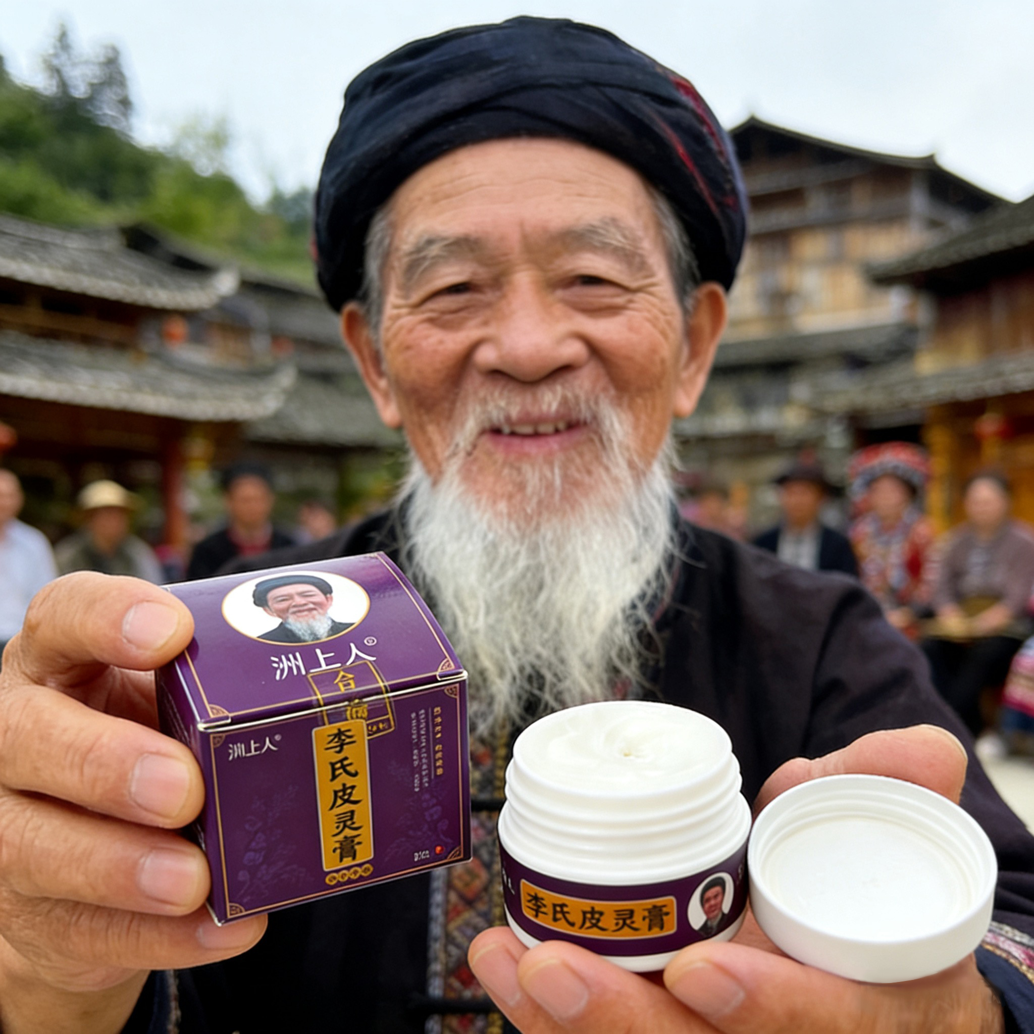 （李氏皮灵膏）全身皮肤外用止痒抑菌膏牛/皮 草本萃取温和舒缓