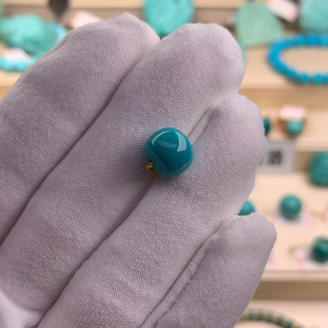 绿松石珠宝奇石未镶嵌9.5