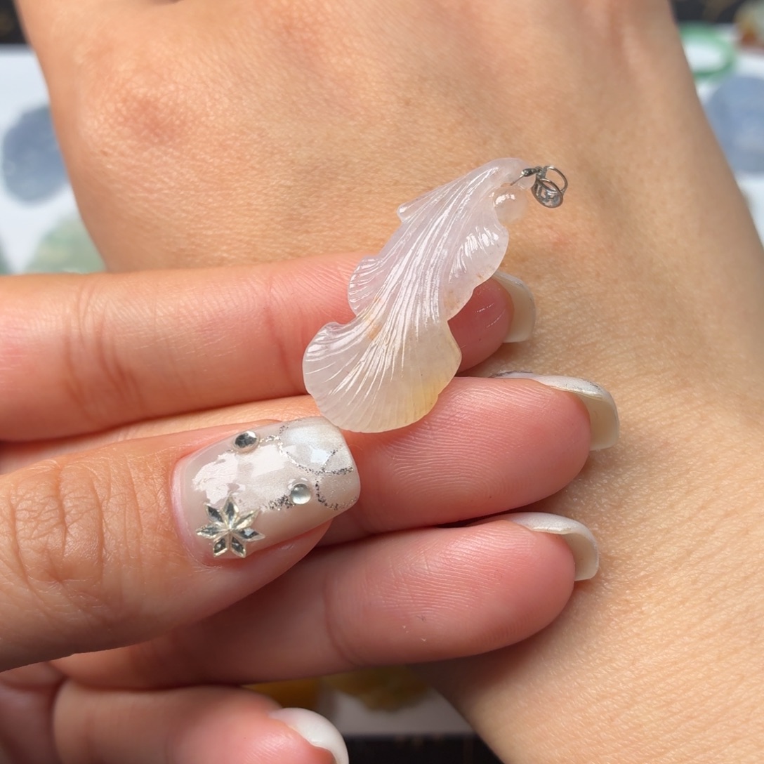 定制翡翠未镶嵌叶子