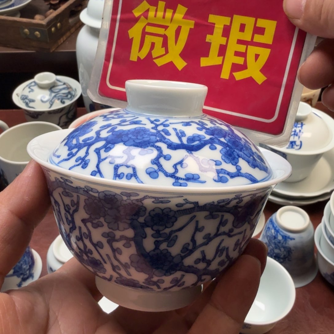 现代景德镇全手工全手绘茶器02