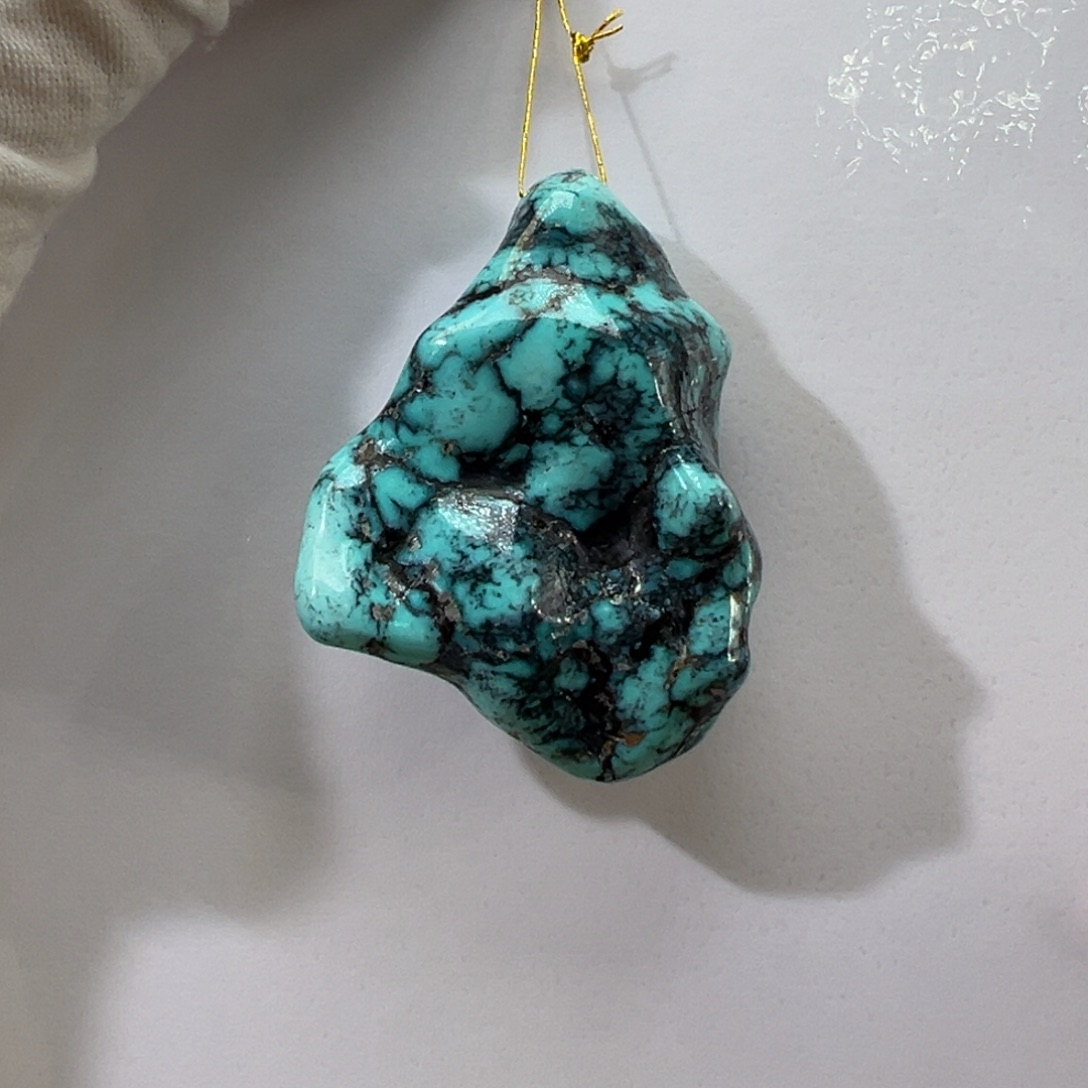 绿松石未镶嵌挂件32.25g