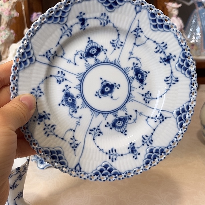 杯欧洲中古瓷器摆件