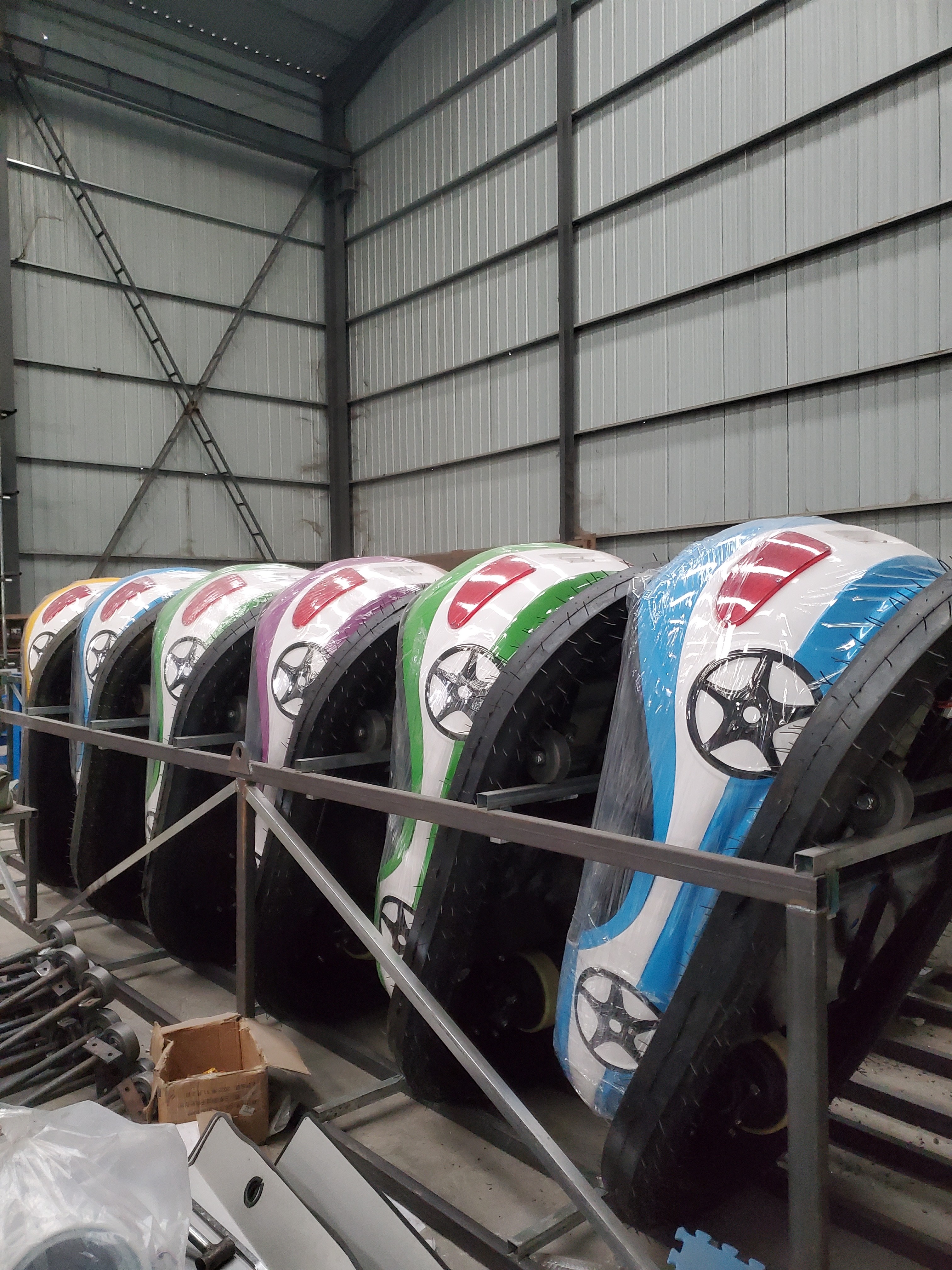 天网碰碰车免焊接免扎网赶庙会流动和固定免检设备