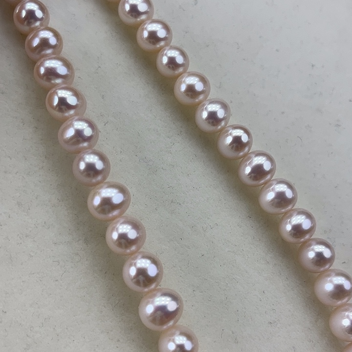 淡水珍珠颈饰银S925镶嵌➕9-10高品极光炫彩