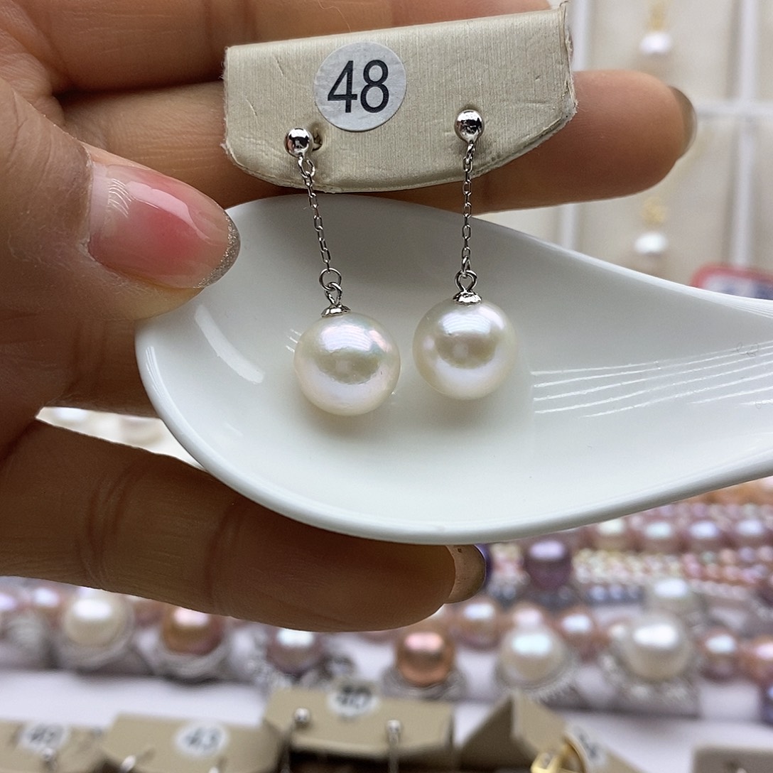 淡水珍珠吊坠(赠链)银S925镶嵌