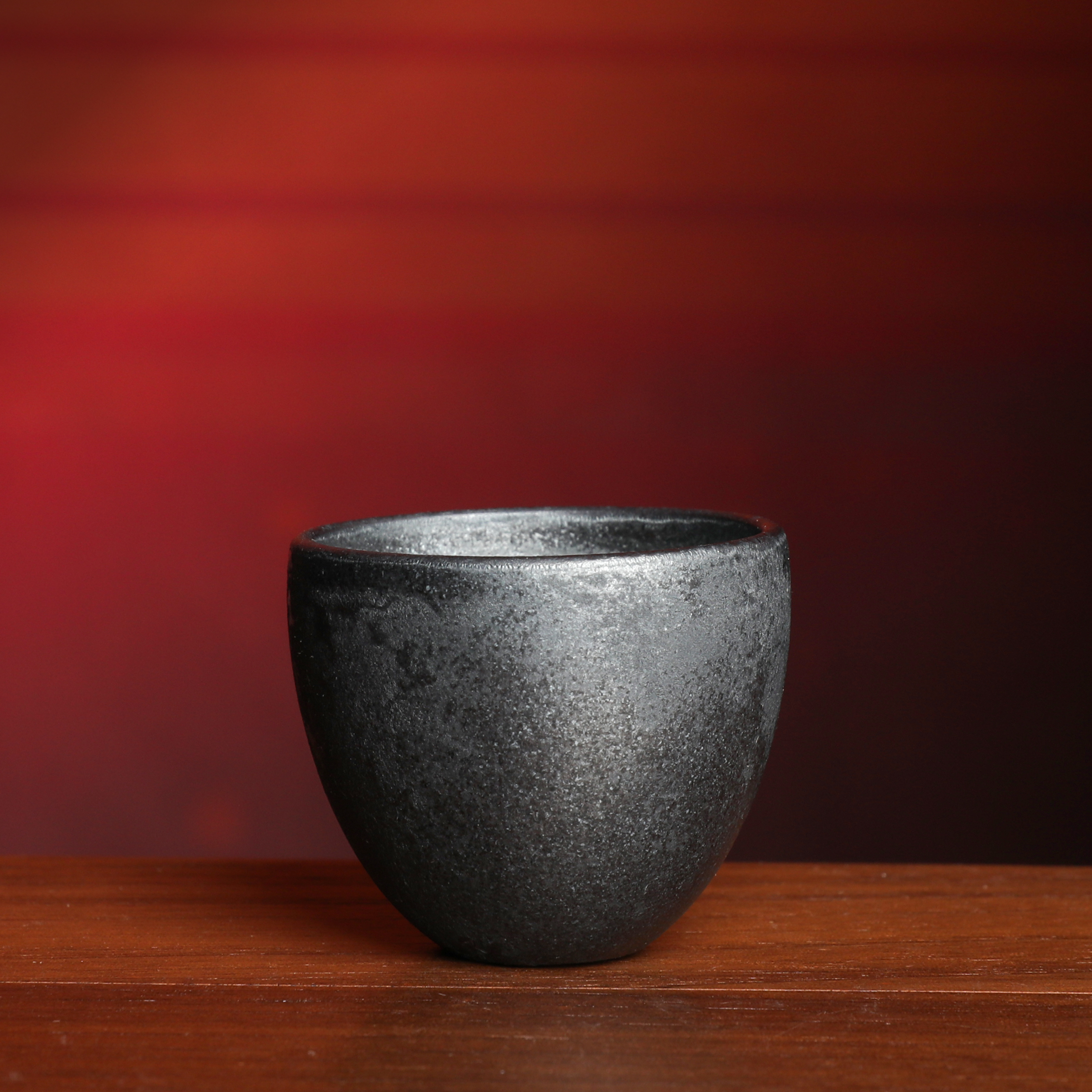 【严卫恩 玄石杯】手工杯龙泉青瓷拙工主人杯单杯 普洱茶杯品茗杯