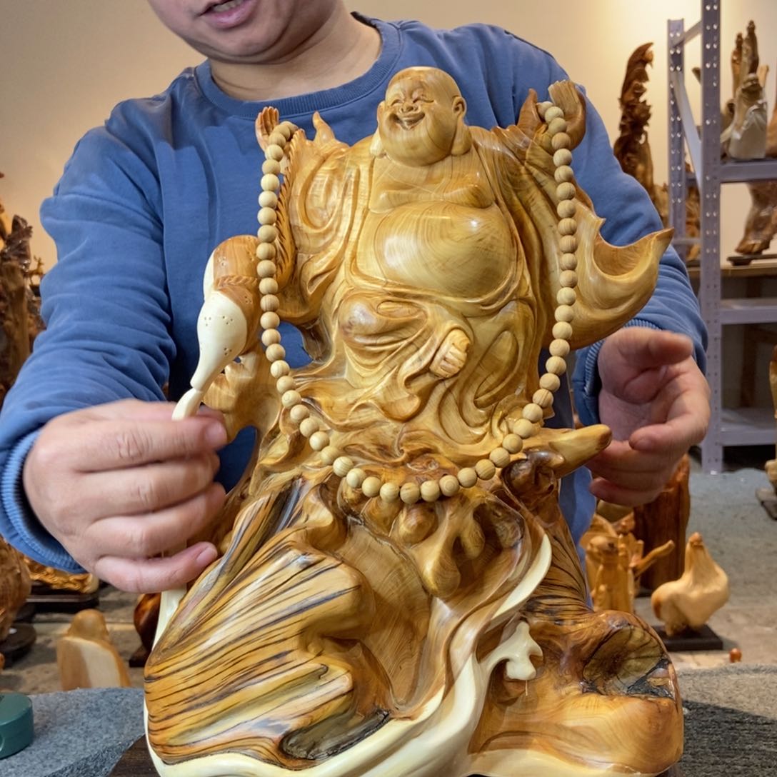 柏木（崖柏）太行崖柏根雕摆件