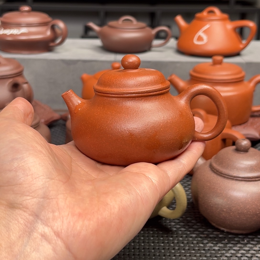紫砂茶壶紫砂艺术茶具套装红降坡