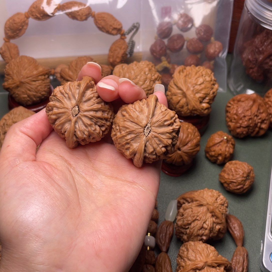 文玩核桃吊坠阿*宫灯练手对41尺