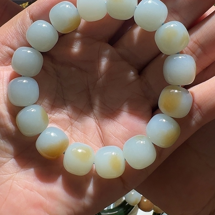 和田玉手链未镶嵌勿**耻