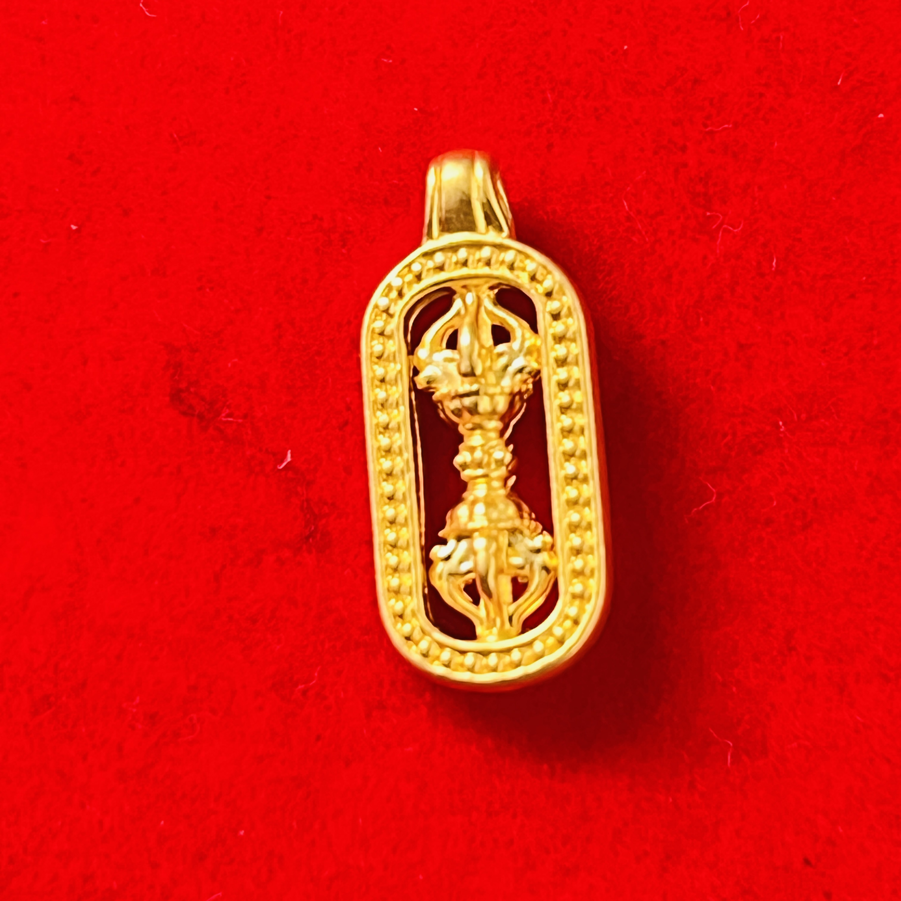 【夏夏专享】足金999饰品 金刚杵吊坠 0.49 GP