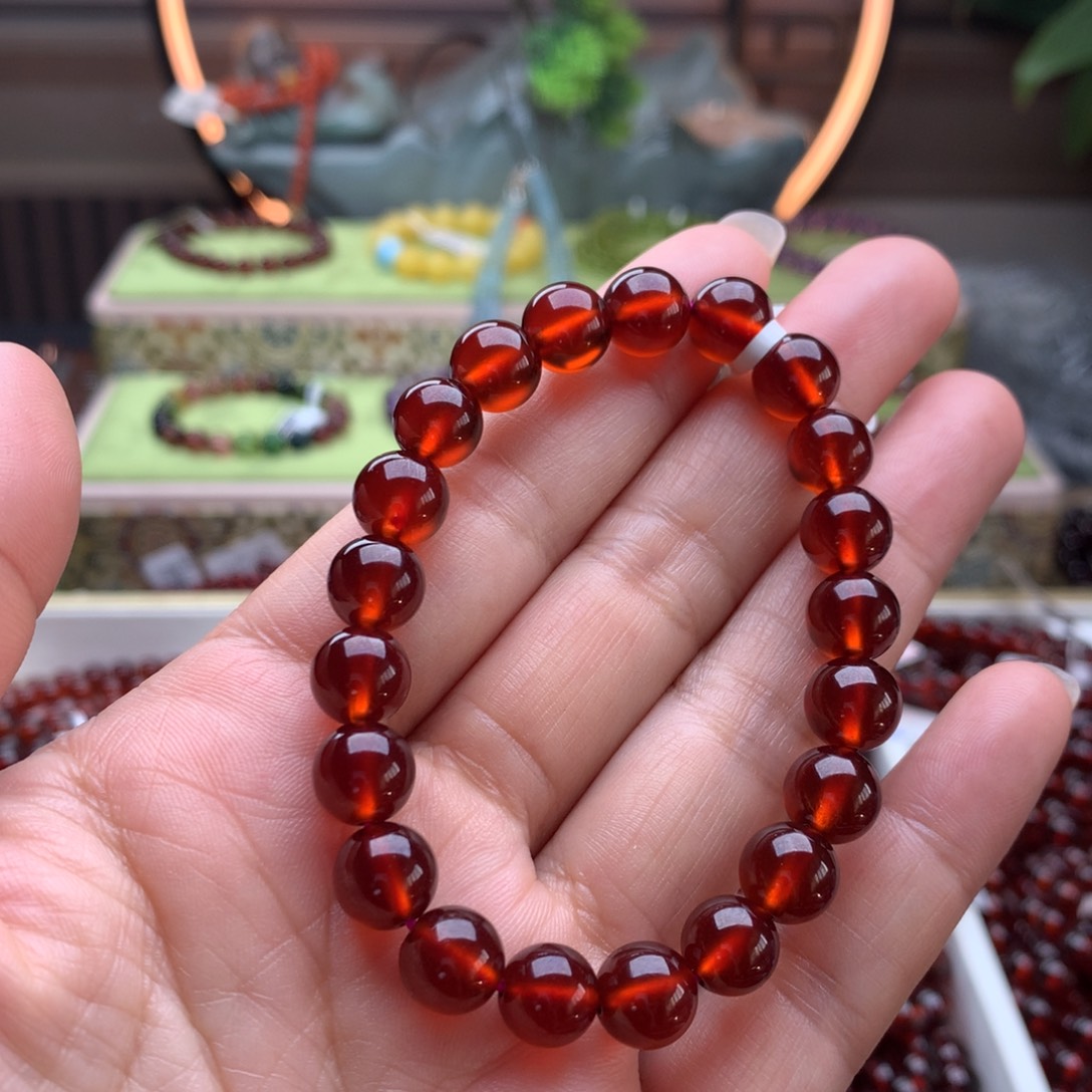 手串石榴石未镶嵌手串9