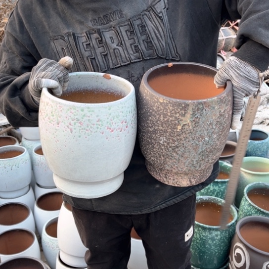 红陶口19高24瑕疵