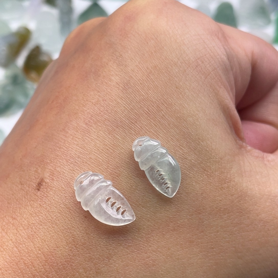 平***放翡翠未镶嵌颈饰翡翠