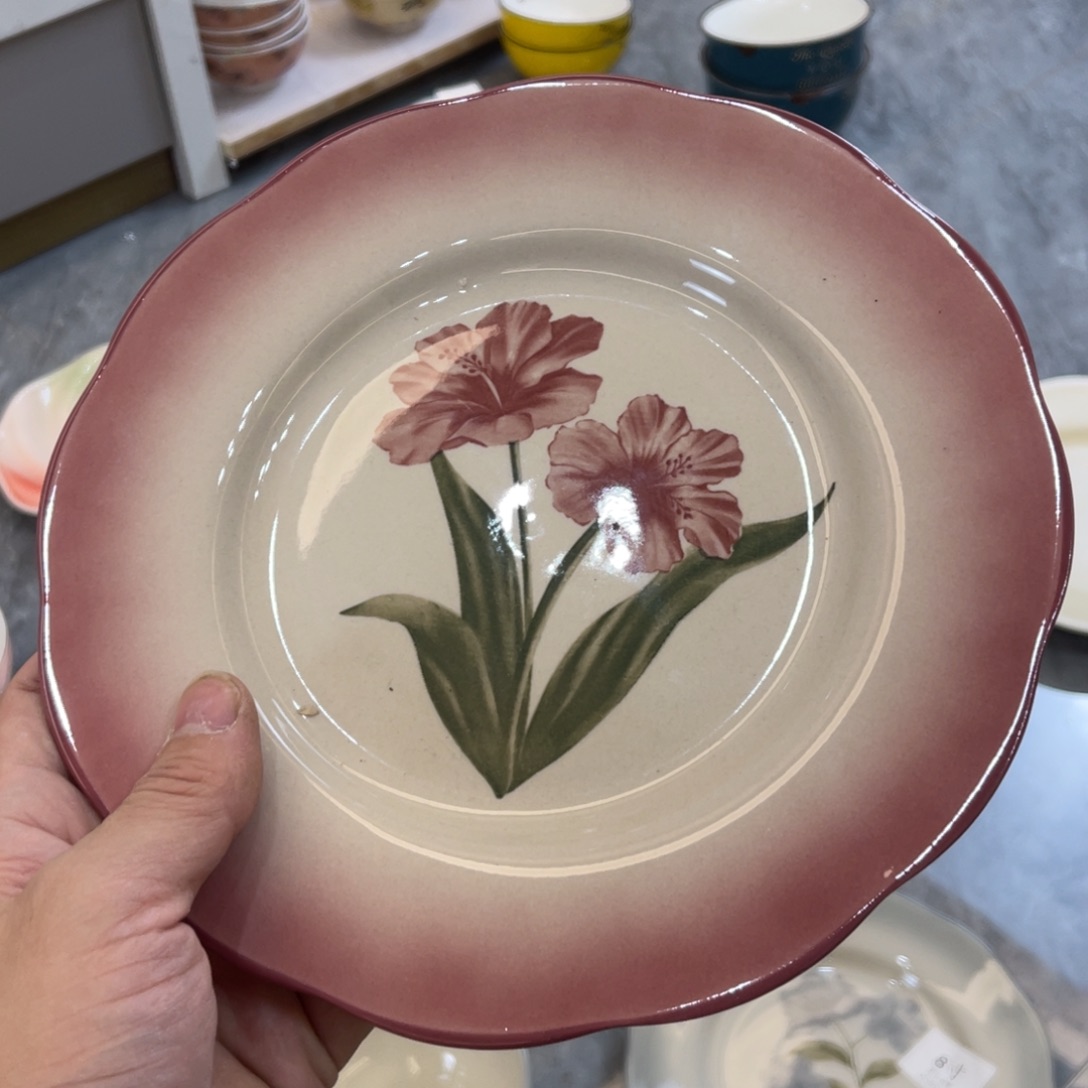 陶瓷微瑕餐具介意勿拍，满18飞！