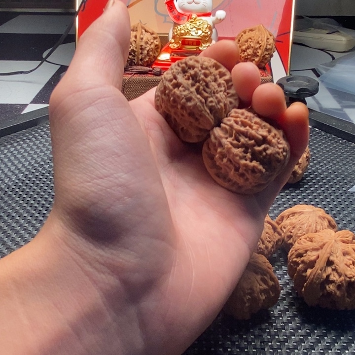 3***8文玩核桃精品对血麒麟