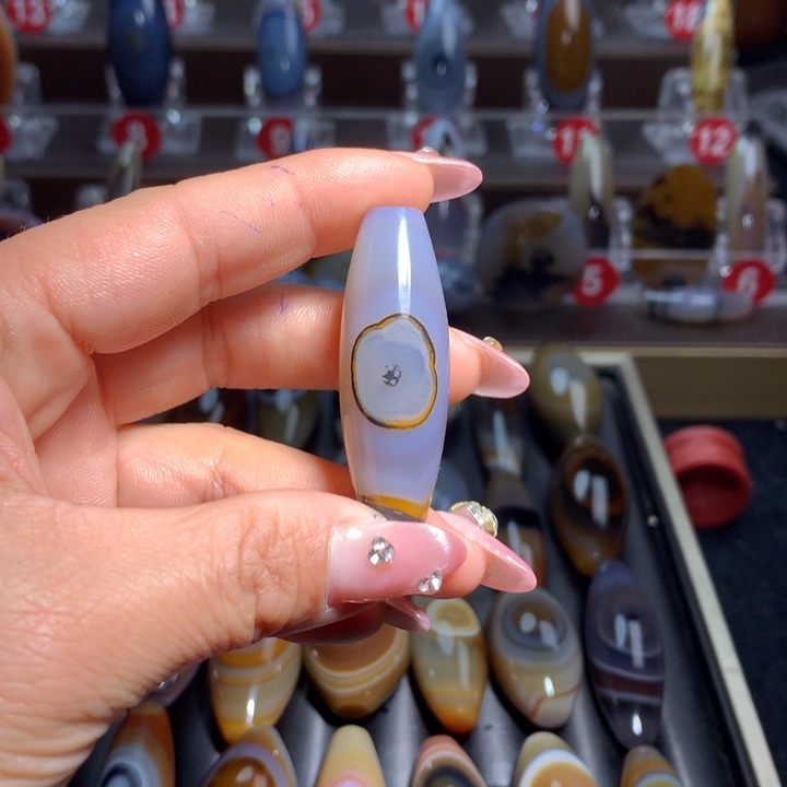 玛瑙/玉髓颈饰未镶嵌峰****3吊坠