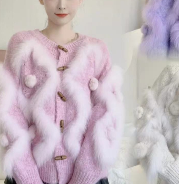 秋羽（9156#库）气质网红重工秋冬外套 KC