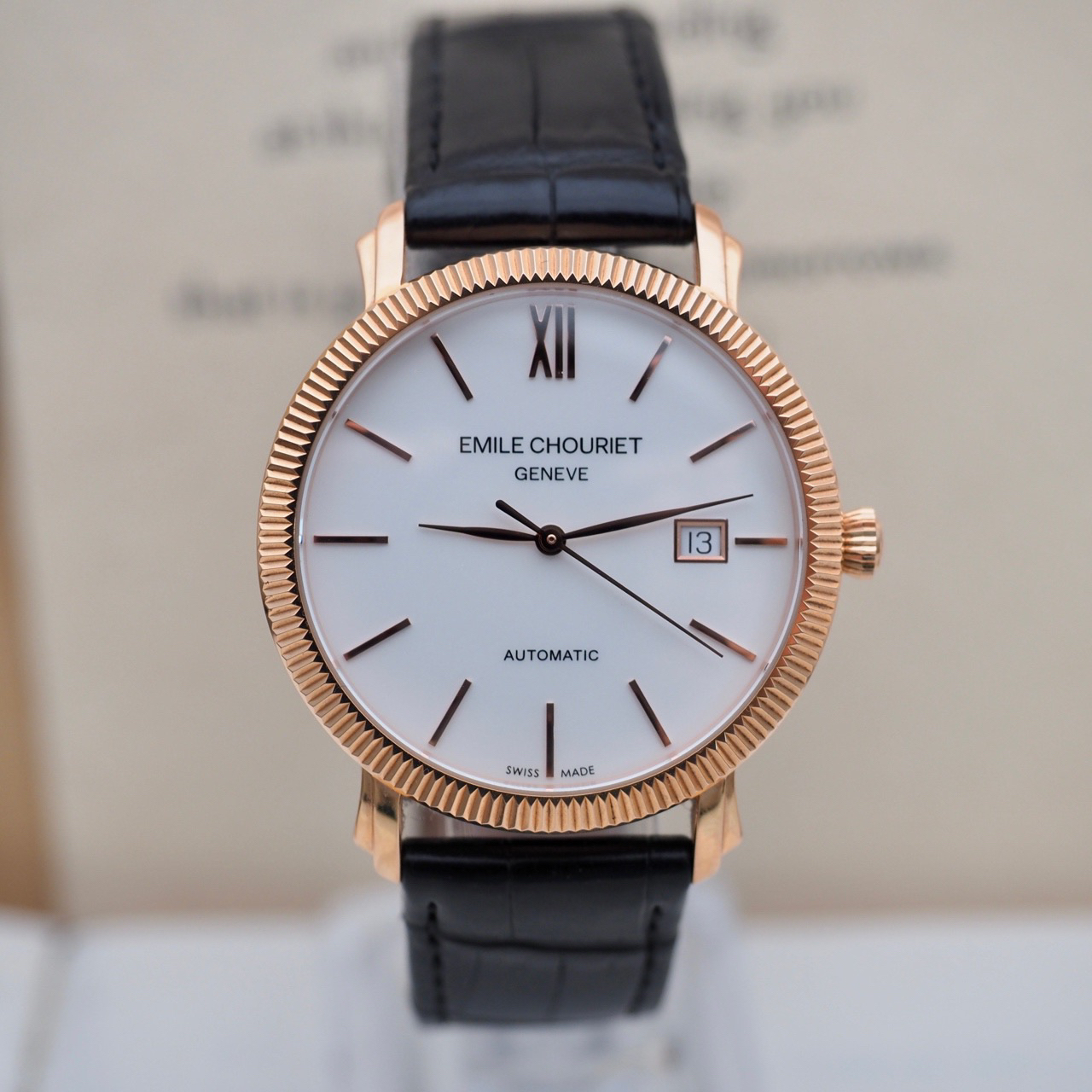 95新 EmileChouriet/艾米龙 18k金/40mm/自动/13451700