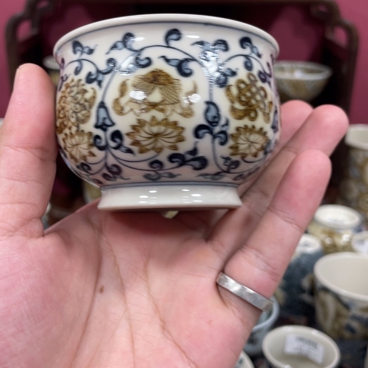 摆件景德镇陶瓷老陶下午场