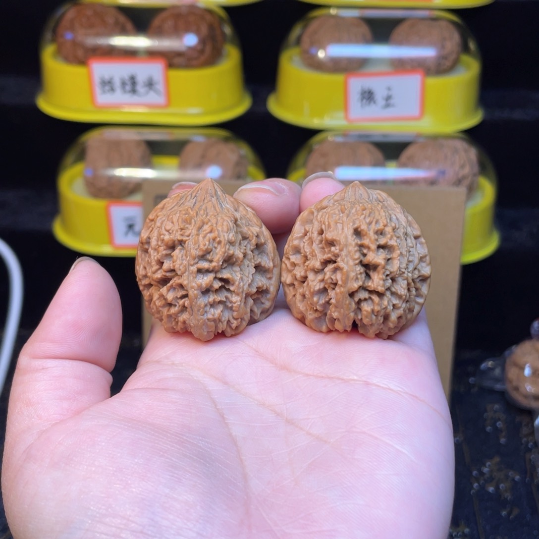 文玩核桃把件满天星35尺