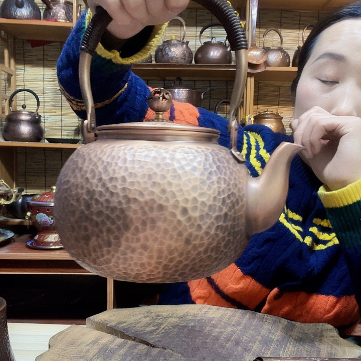 金属用****4紫铜1.3升壶