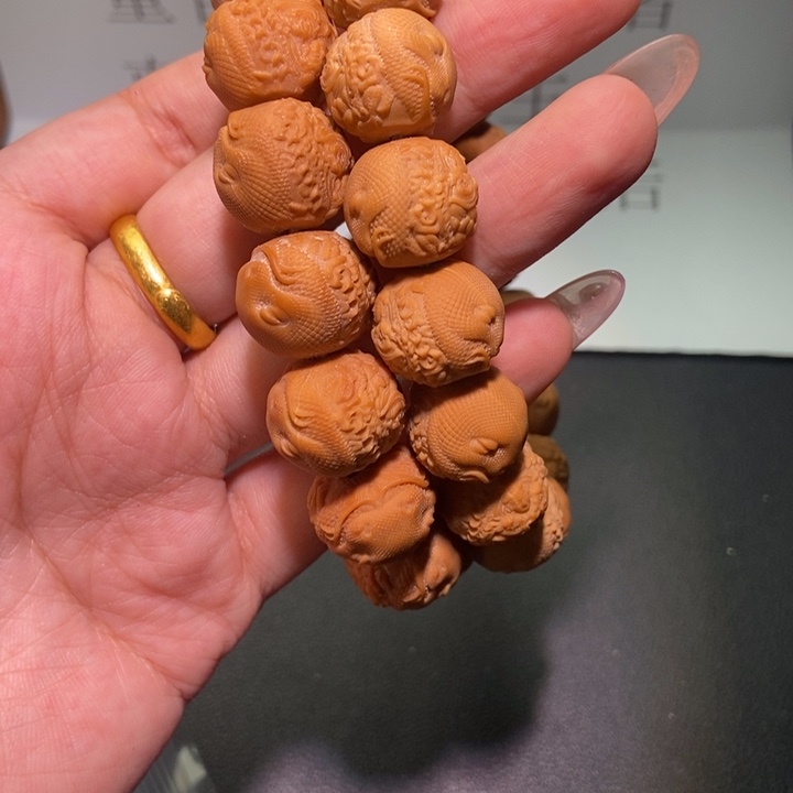 猴头核桃手串1617生肖蛇二等