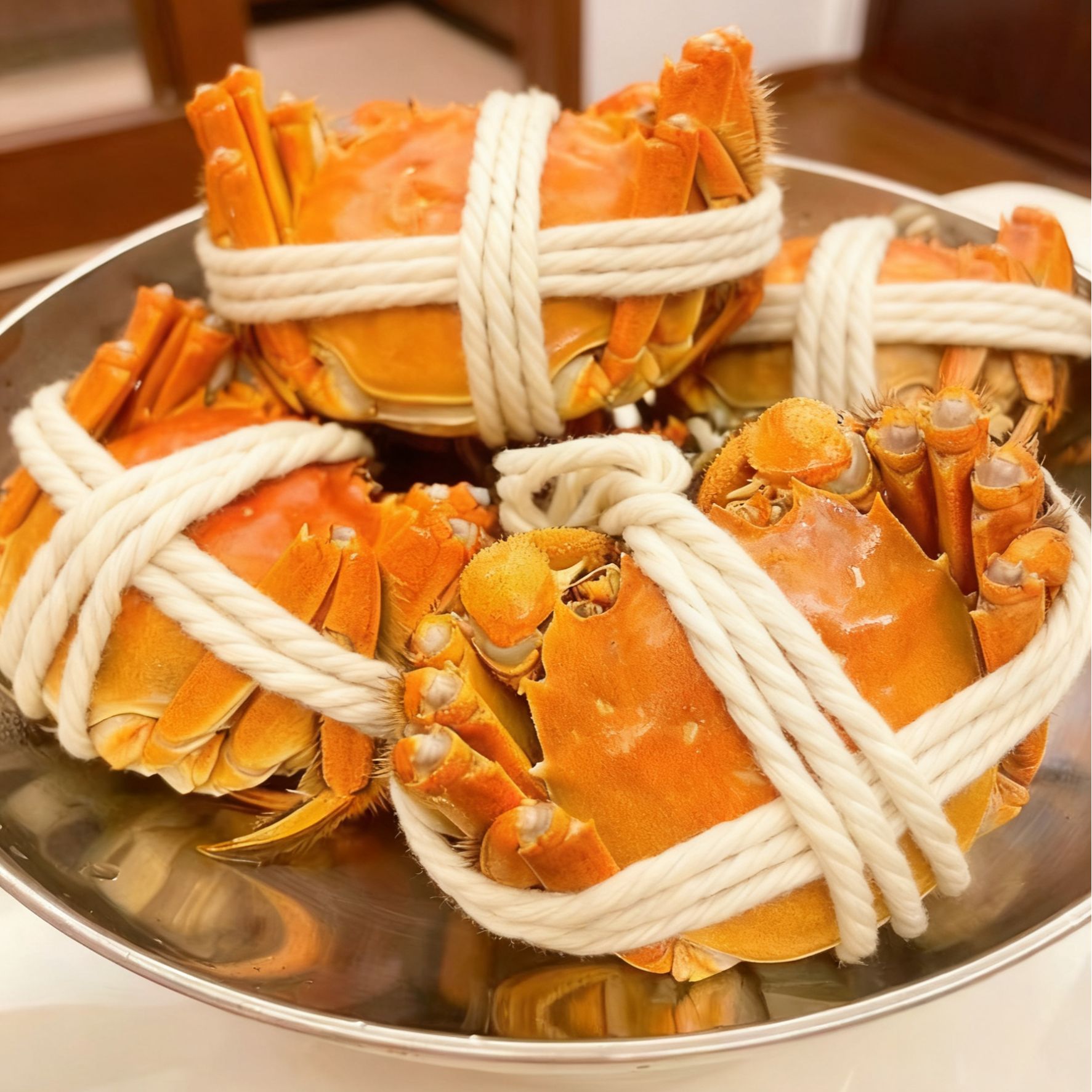 【活蟹】苏州大闸蟹 公母混搭公蟹4.5两母蟹3.5两  4对8只次日达京东空运