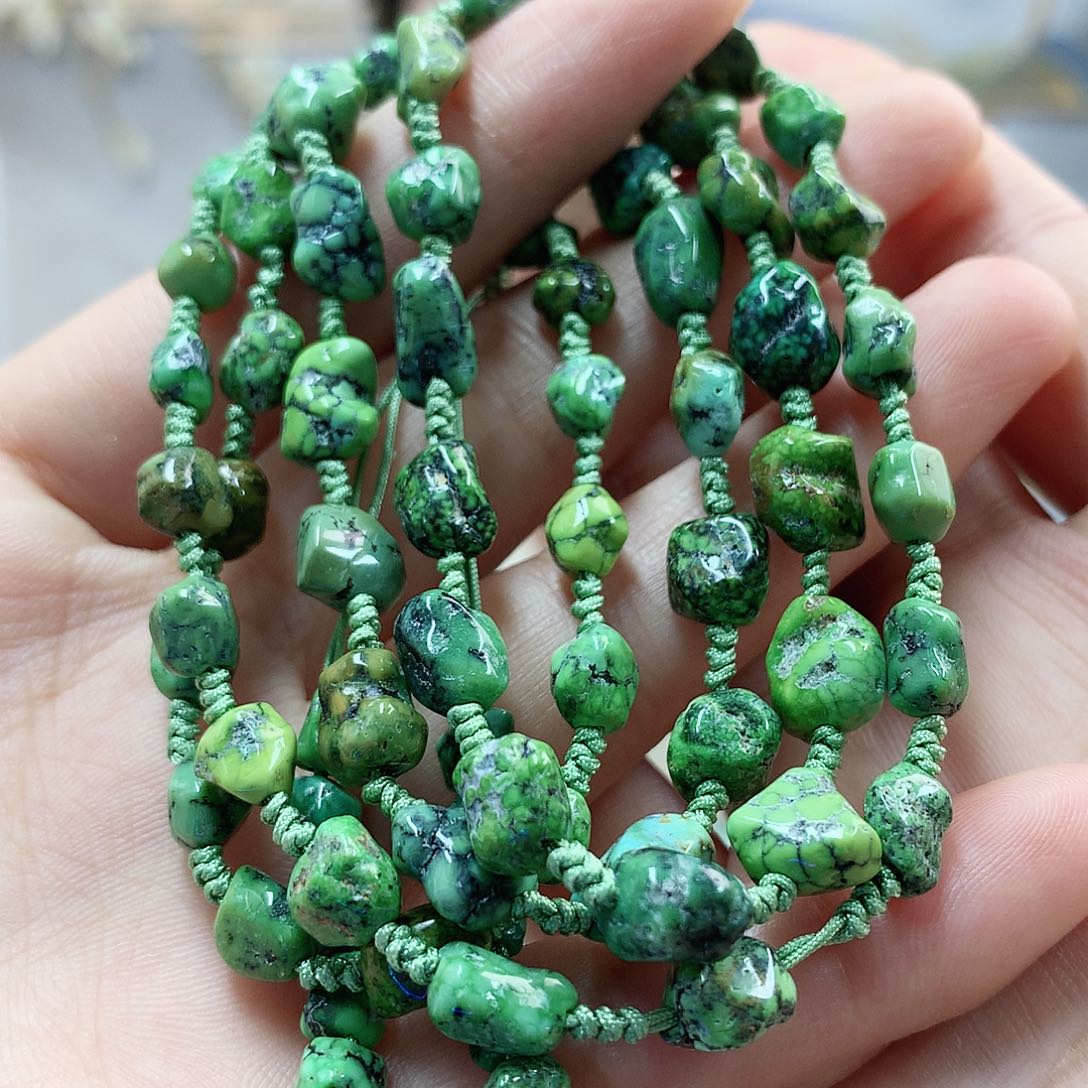 未镶嵌绿松石珠宝奇石