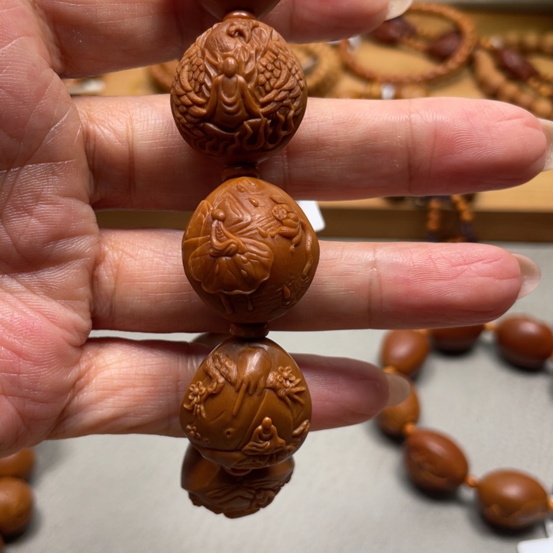 吊坠橄榄核铁核无相