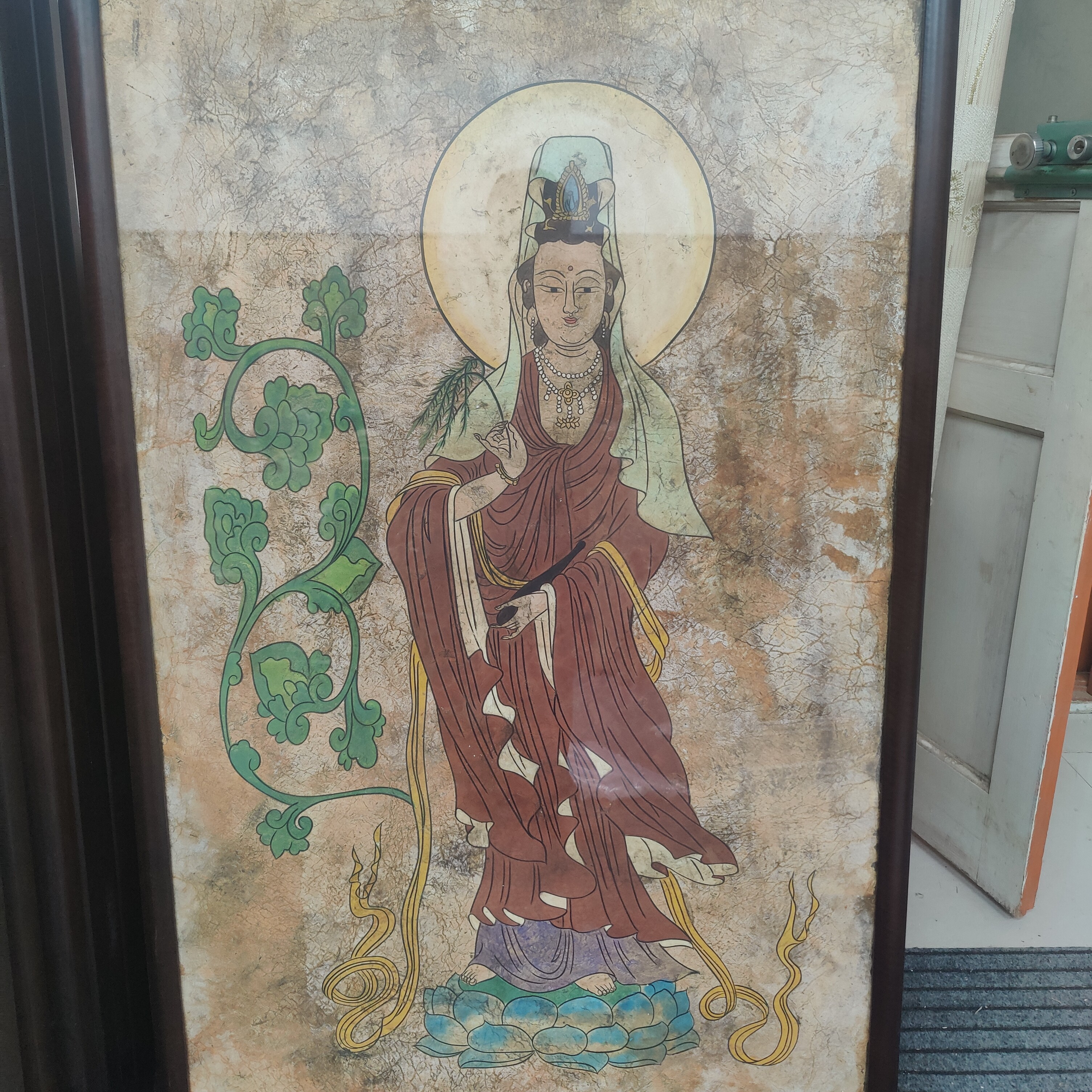 墙皮画尺寸115×75厘米