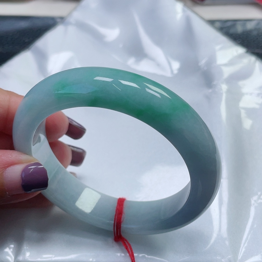 未镶嵌手镯翡翠缅甸翡翠52+