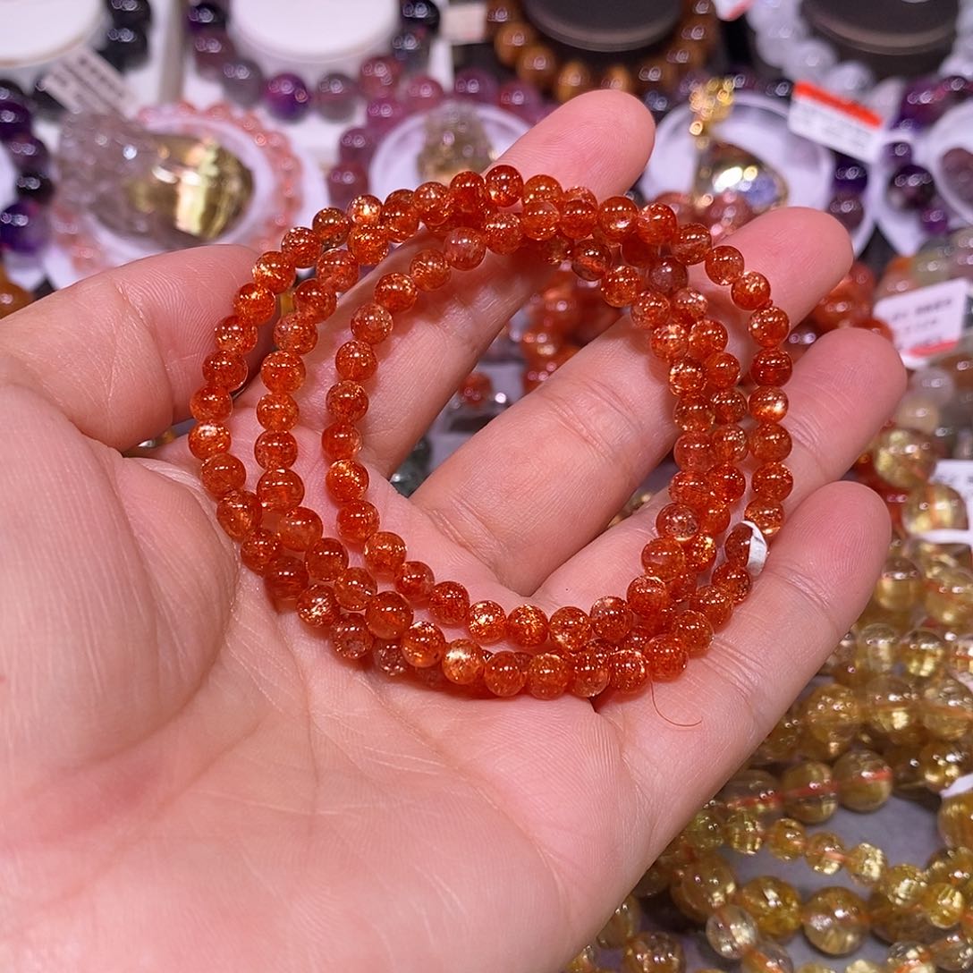 未镶嵌手链日光石金太阳5