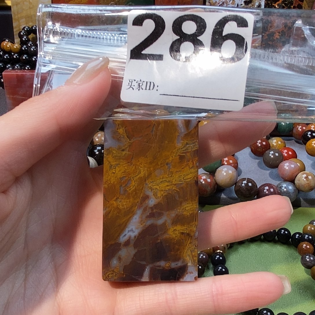 未镶嵌天然北票树化玉吊坠硅化玉
