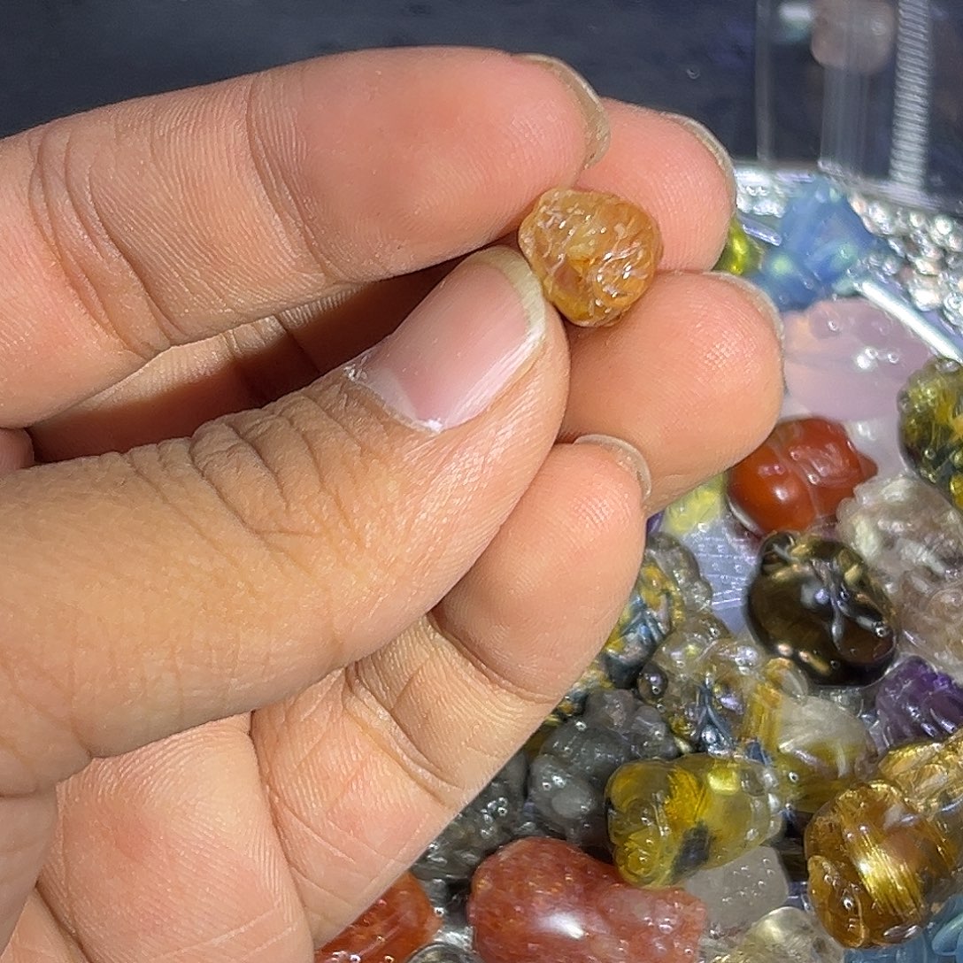 颈饰未镶嵌水晶兔毛