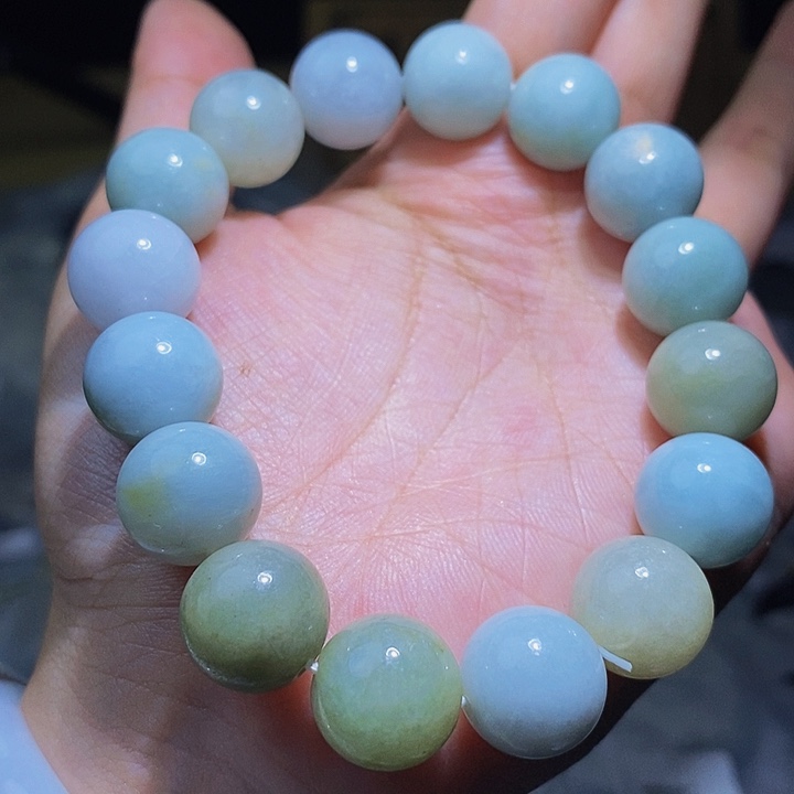 未镶嵌手串翡翠天然缅甸A货翡翠7.713.3