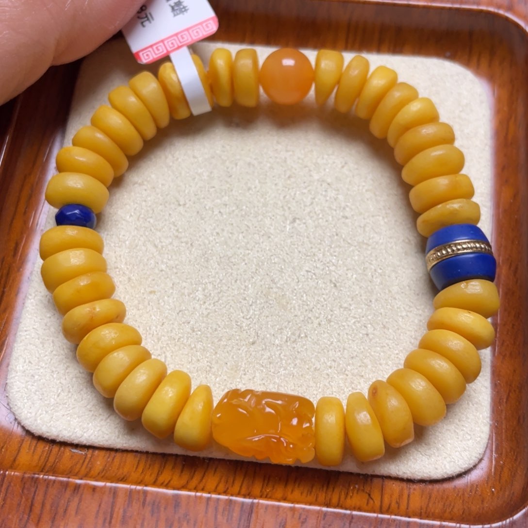 蜜蜡手链未镶嵌手串