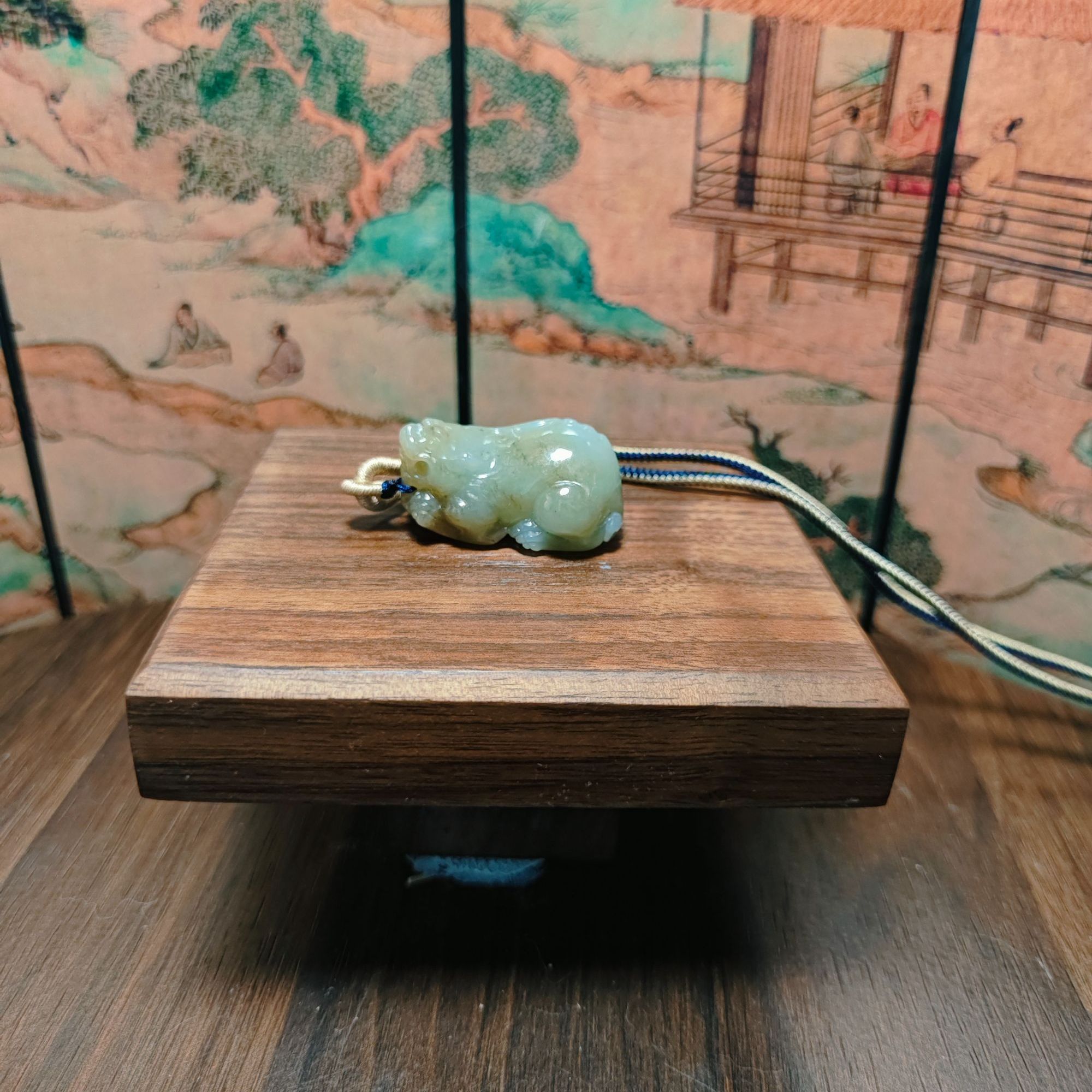 B和田玉貔貅吊坠0783