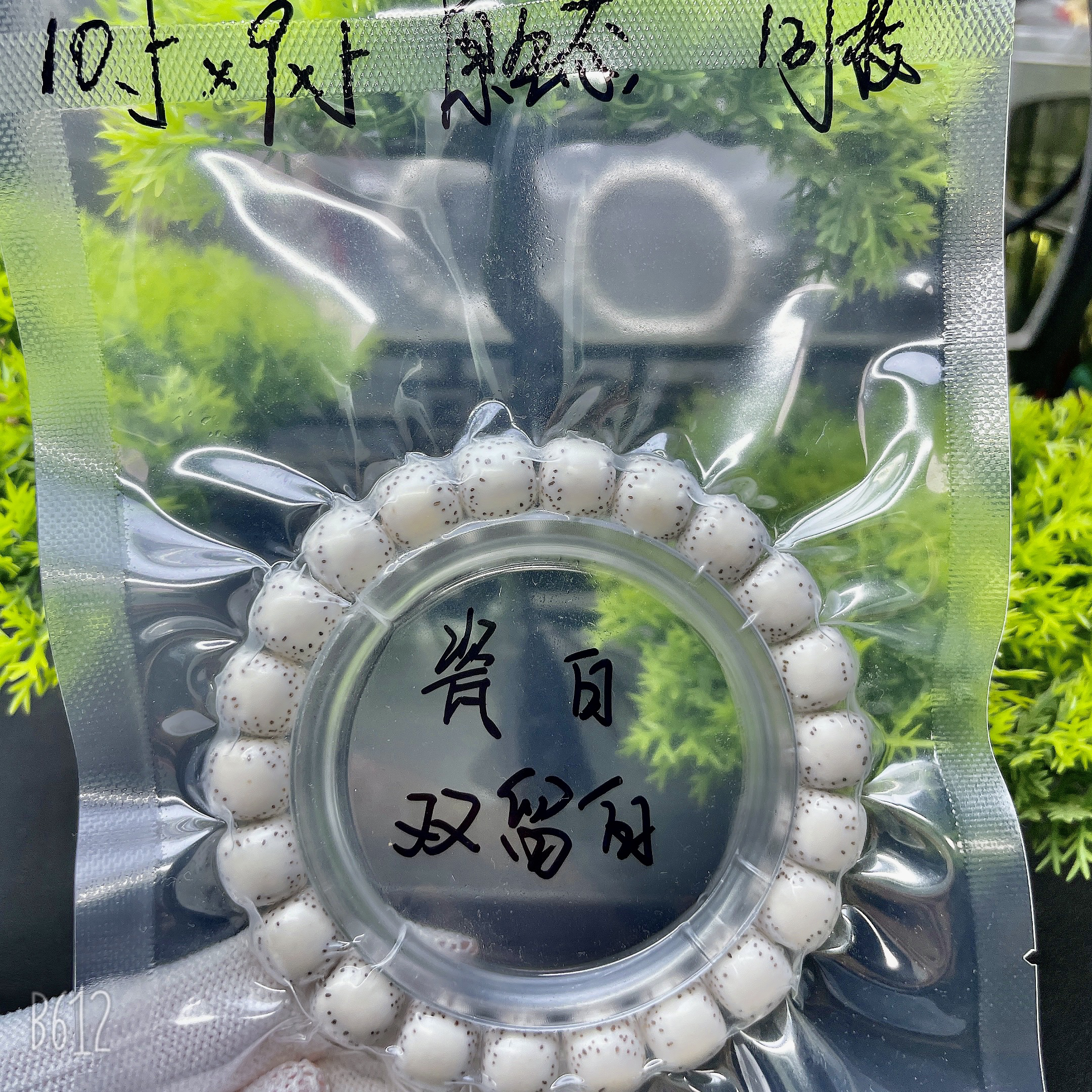 10.5*9.5双留白毕业款针尖星月朗星稀原生态海南料