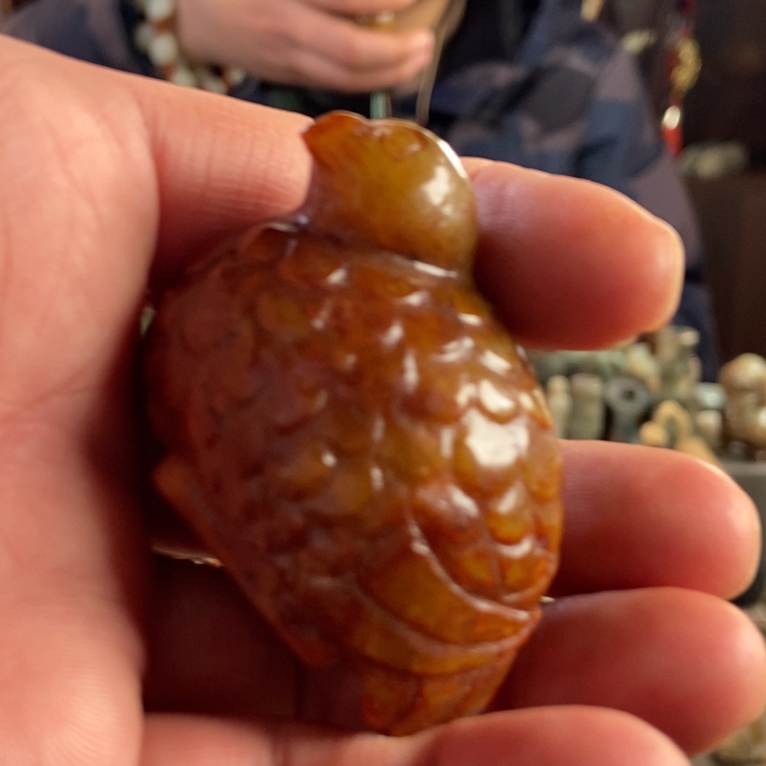 和田玉挂件未镶嵌哇***0