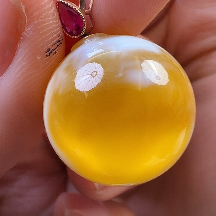 蜜蜡颈饰未镶嵌蜜蜡