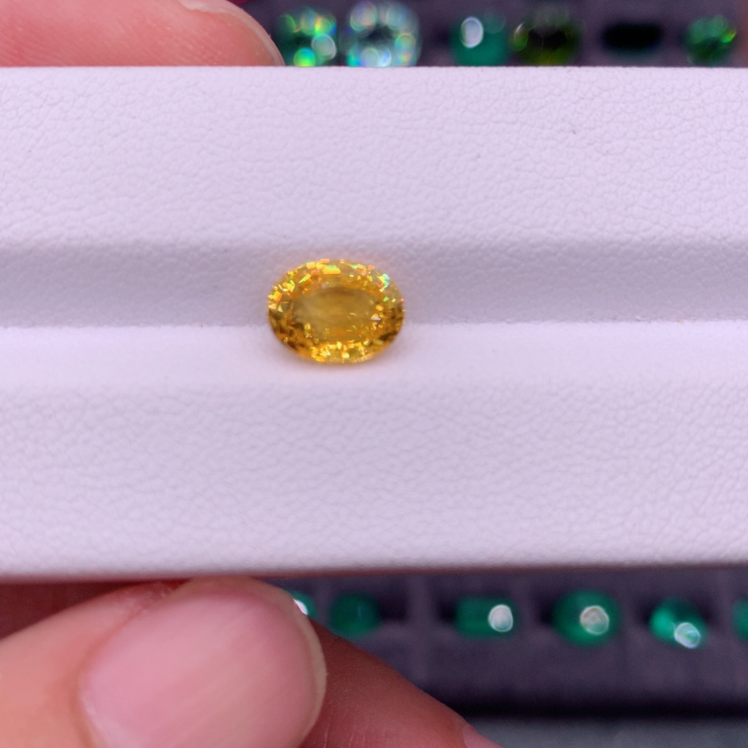 彩色蓝宝石裸石未镶嵌