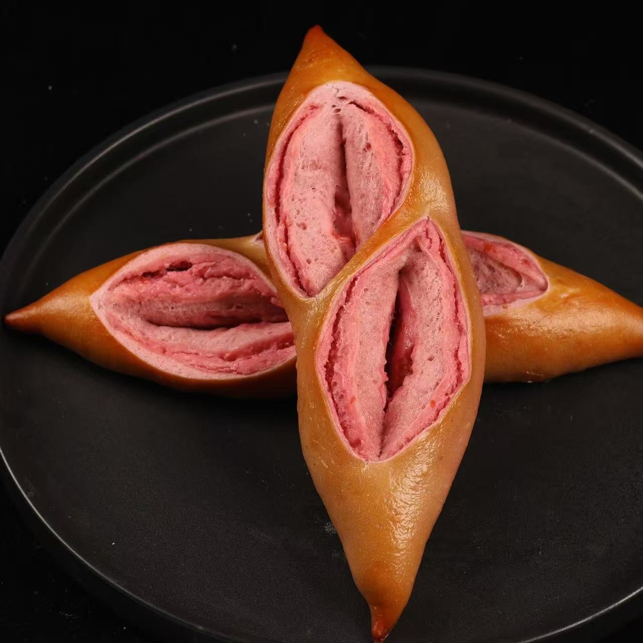 谷麦秋实草莓乳酪碱水棒碱水代餐棍饱腹早餐面包手作纯手工轻食